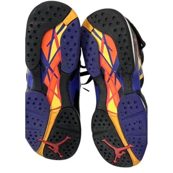 Air Jordan Retro 8 Three Peat Boy's Size 6Y - Picture 4 of 6